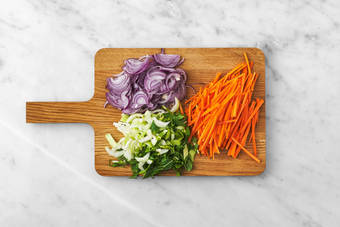 Forbered grønnsaker