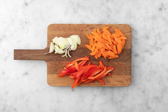 Préparer les légumes 