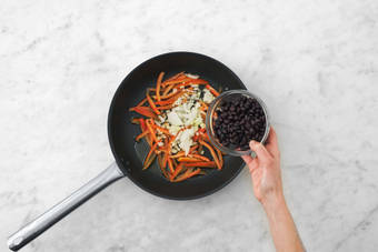 Für die Bohnenpfanne