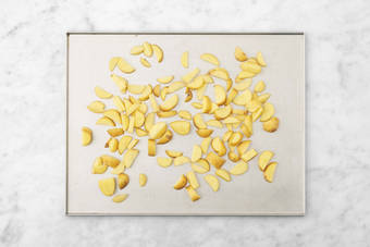 Prep and cook potatoes