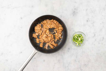 Pulled chicken bereiden