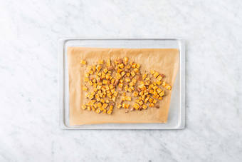 Zoete aardappel roosteren