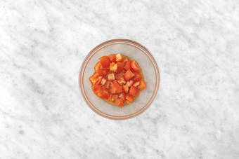 Macerate the Tomatoes