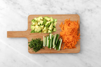 Forbered frukt og grønt