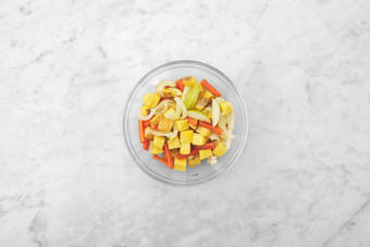 Mélanger les légumes