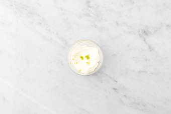 Prep and make zesty cilantro mayo