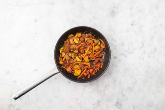 Cook plant-based protein