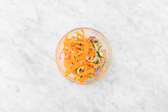 Encurte las verduras