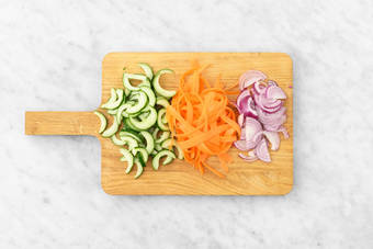 Prepara las verduras