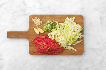 Tagliare gli ingredienti