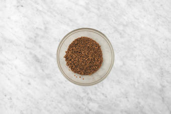 Marinate lentils