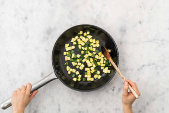 Cook zucchini