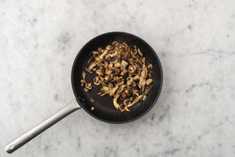 Cook mushrooms