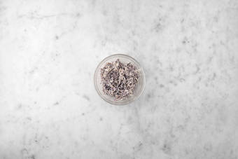 Make dressing and start slaw