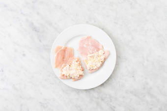 Prep and stuff chicken