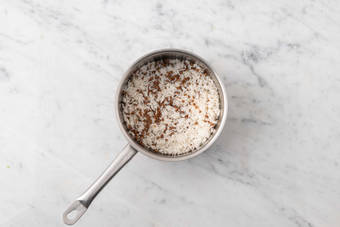 Cuire les lentilles et le riz