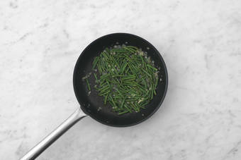 Cuire les haricots verts