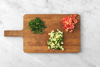 Forbered grøntsager