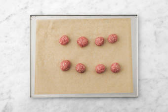 Make and bake meatballs
