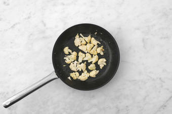 Saute cauliflower