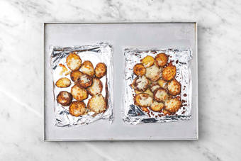 Assemble and bake nachos