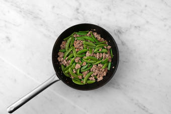 Stir-fry snap peas