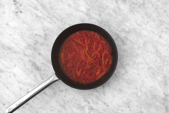 Cook veggies and start sauce