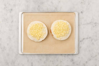 Assemble and bake tortilla stacks