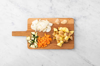 Prepara los vegetales