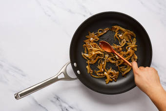 FINISH PREP & COOK ONION