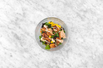 Make salsa and assemble