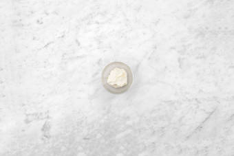 Dress cabbage and make crema