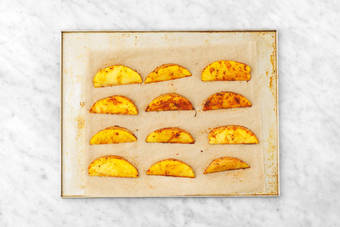 Enfourner les potatoes