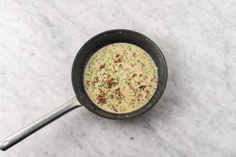 Finish Alfredo sauce