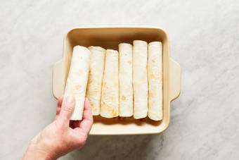 Assemble Enchiladas