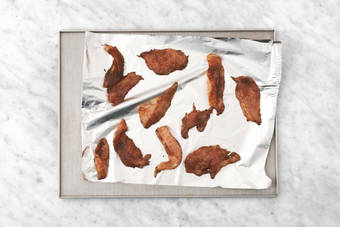 Prep and cook chicken