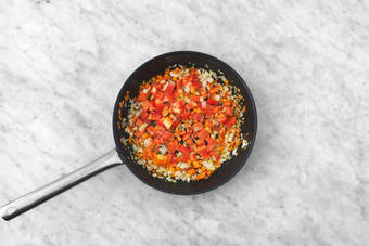 Prep and cook veggies