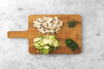 Bake scalloped potatoes and prep