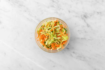 Marinate slaw