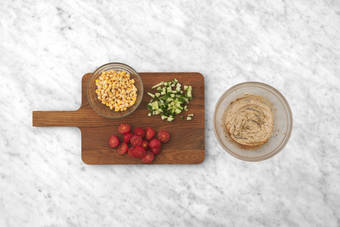 Préparer la salade de grenailles