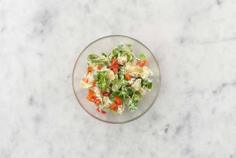 Krieltjessalade maken