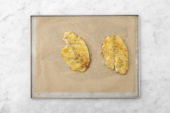 Prep and roast tilapia