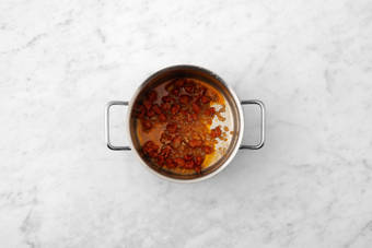 Fry the Onion and Chorizo