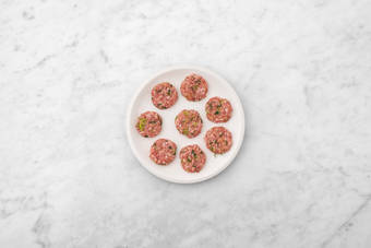 Form chicken patties