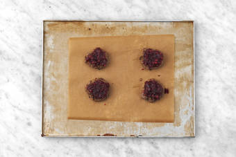 Finish patties and roast zucchini