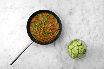 Sperziebonen toevoegen