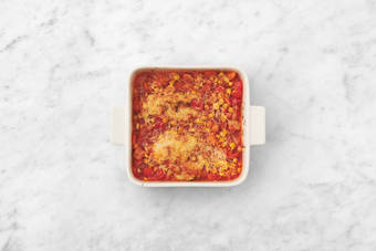 Finish Mexican chicken bake 