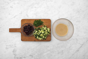 Préparer la vinaigrette