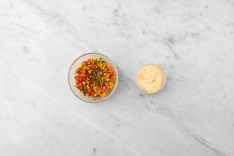 Make salsa and crema