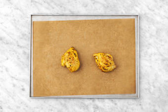 Prep and roast chicken